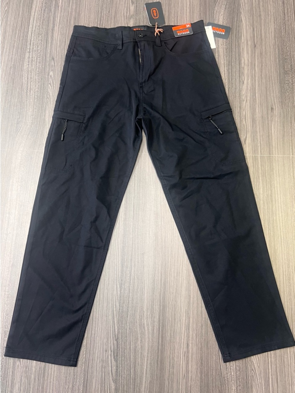 Men's Black Cargo Pants - Performance Utility